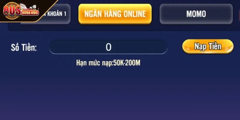 Hạn mức nạp tiền 8US được quy định như thế nào?