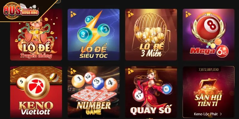 Tổng quát về trò chơi xổ số 8US